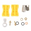 Bike Brake Hose Connector Reusable Olive Connecting Insert Hydraulic Connector