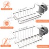 Pack of 2 Shower Shelves No Drilling Stainless Steel Shower
