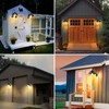 Ufelizor Solar Barn Light, Solar Wall Sconce Light Outdoor with
