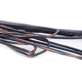 60X Custom Strings Crossbow String and Cable Set for Killer Instinct Bone Collector 370 (Black/Tan)