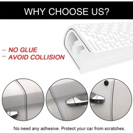 Edge Protection Car Door, 10 m U-Shape Edge Protection Rubber, Black, Car Edge Protection Strip, Car Edge Protection Doors, Anti-Collision Car Edge Protection Profile Rubber & Metal for Saloons,