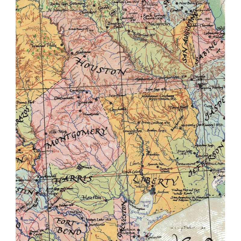Republic of Texas 1845 by John Davis