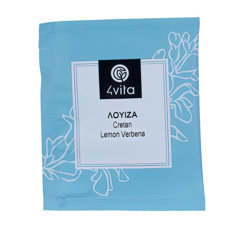 Greek Herbal Tea Lemon Verbena by 4Vita (12 sachets)