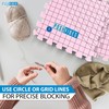 POSHVIBES 9 Extra Thick Blocking Mats for Knitting & Crochet