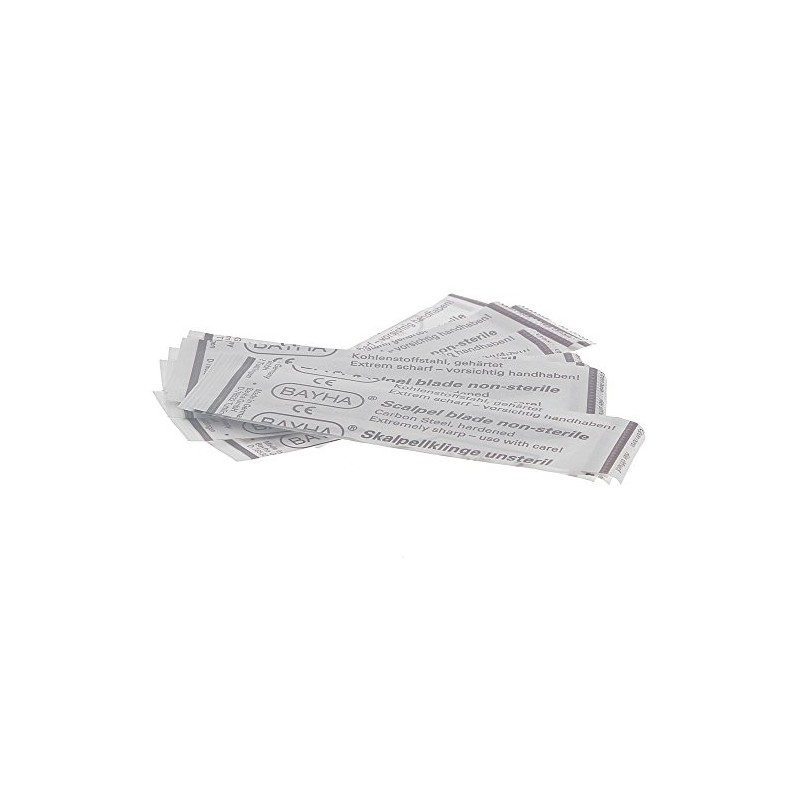 12x BAYHA Scalpel Blades, Non-Sterile, Individually Boxed, , ,