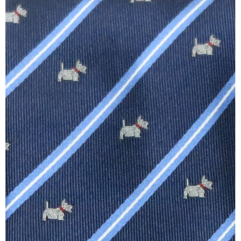 [Ganji] Men's Business Woven Jacquard Motif Pattern Tie Dog Pattern