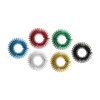 ORFOFE 6pcs Accupressure Rings for Boys and Girls Adults Toys Finger Massage Springs Sensory Thumb Rings for Add