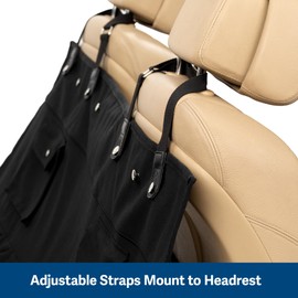 PetSafe Happy Ride Quilted Hammock Seat Cover – Waterproof & Durable – Machine Washable – Fits Most Cars, Trucks & SUVs – Car Seat Protectors for Scratches & Dog Hair