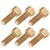 50Pcs Cap Hex Socket Screw Copper Fastener Hardware Tools Industrial