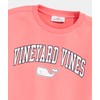 vineyard vines Girls' Sweatshirt Woven Dress, Just Peachy
