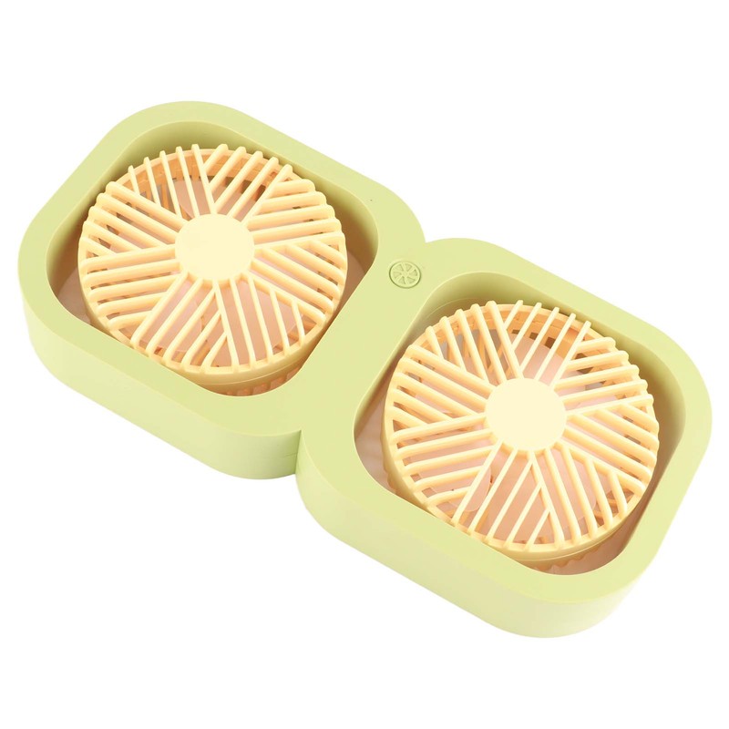 Double Head Desktop Fan 2 Speed Adjustment USB Cooling Fan