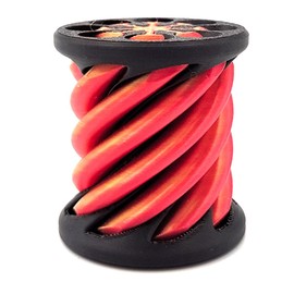 Namvo Impossible Pyramid Passage Sculpture, Passage Pyramid, Fidget Toy, 3D Printed Cylindrical Toy for Stress / Anxiety Relief, Desk Decor, Souvenir Gift