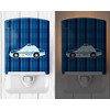 Caroline's Treasures BB7009CNL Police Car Ceramic Night Light Compact, UL-Certified,