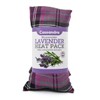 Cassandra Cotton Tartan Wheat and Lavender Filled Heat and Cool