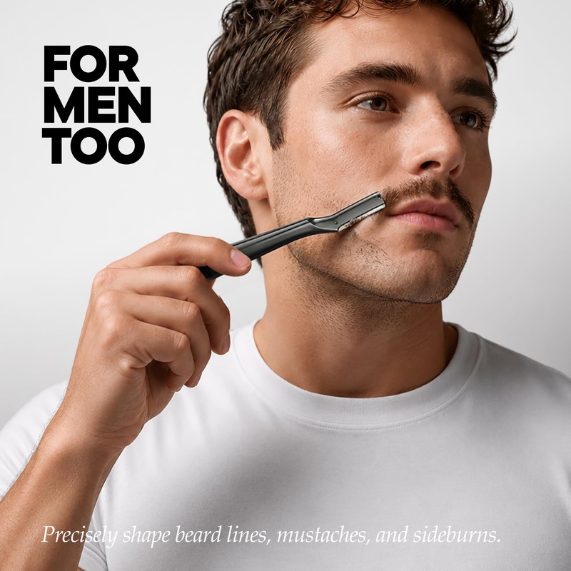 Eyebrow Razor, Face Razor for Women & Men, 6 Blades,