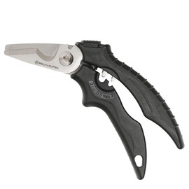 MichaelPro Angled Scissors, 7-Inch Electrician Scissors Cuts Kevlar & Wire Cable, Kevlar Scissors with Cable Crimping Terminal, Safety Lock & Ergonomic Handle |MP010033