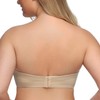 Exclare Women's Plus Size Invisible Seamless Anti-Slip Lift Push up