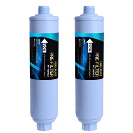 POOLPURE Garden Hose End Pre Filter for Pool, Hot Tub, Spa, Greatly Reduces Chlorine, Heavy Metals, Odor, Fits Any Standard 3/4" Garden Hose Thread, Up to
