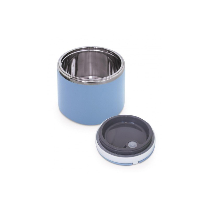 Lunch Box Stainless Steel Thermal Container 0.6 L Blue