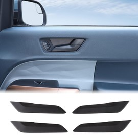 Aunginsy 4Pcs Car Inner Door Handle Switch Panel Cover Trim Compatible with Ford Maverick 2022-2025 Pickup Front Rear Door Handle Bowl Panel Protector Frame Decorative Sticker ABS Interior Accessories