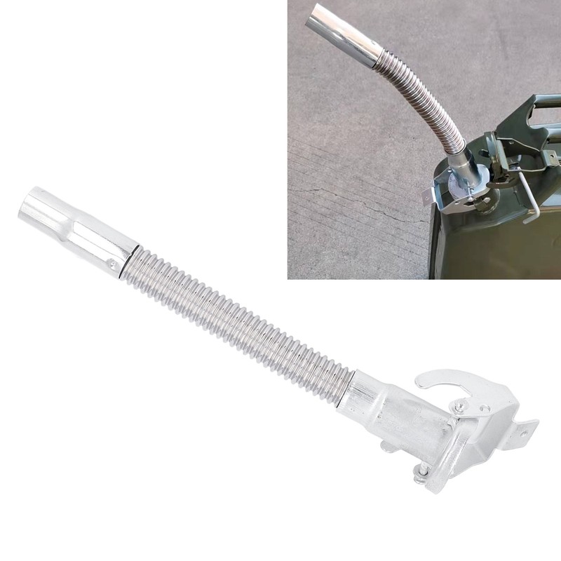 Oil Drain Hose Fuel Tank Spout Gas Can Nozzle Stainless