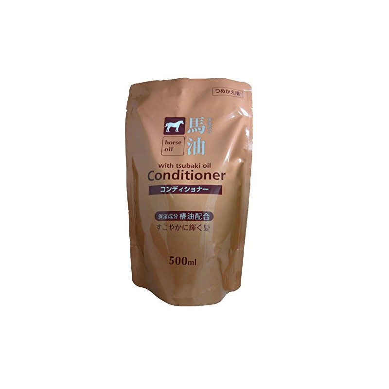 Kumano Oil and Horse Oil Conditioner Refill, 16.9 fl oz