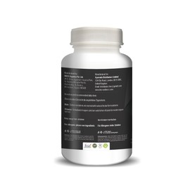 H&C Activated Charcoal Capsules - 350mg, 120 Capsules | Coconut Shell Charcoal | Detox