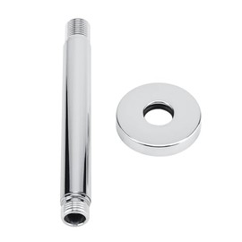 Garosa Brazo de la ducha Montado en la Pared de Acero Inoxidable Top Redondo de Ducha Armas de Extensión Tubería para Baño Accesorios de Cabezal de Du