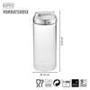 GEFU Vorratsdose KIPPO 1300 ml | Glasbehälter mit Kippdeckel &