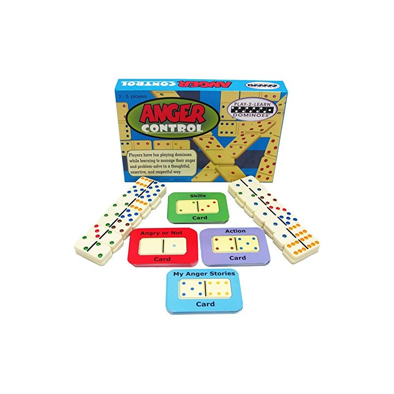 Anger Control Play-2-Learn Educational Dominoes Game