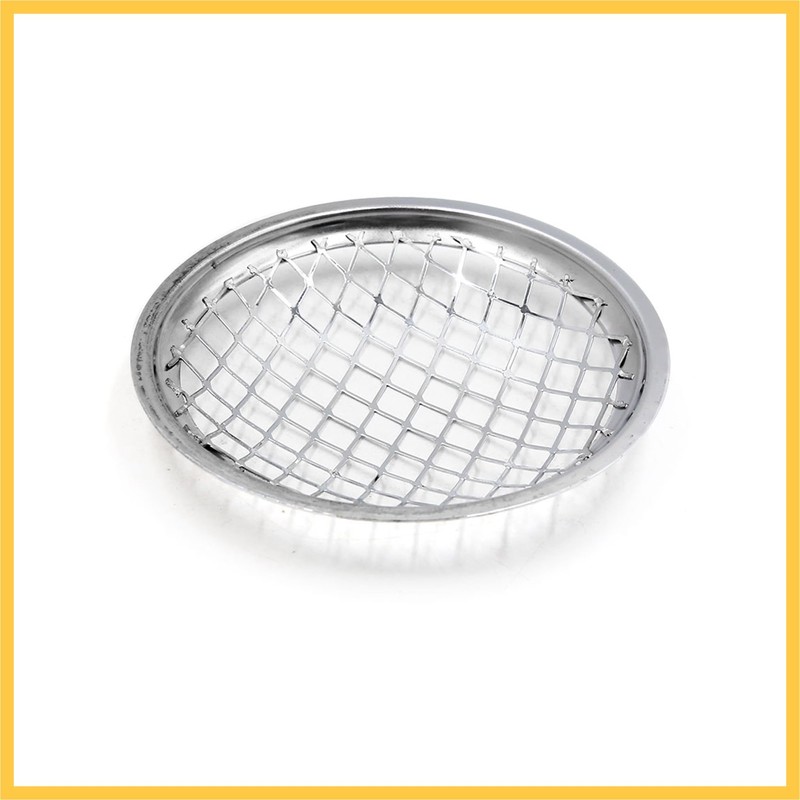 REPAIROCK 5.5 Inch Dia Chrome Metal Motorcycle Headlight Mesh Grill