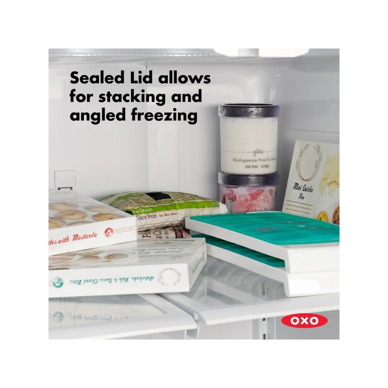 OXO Good Grips No-Spill bandeja de cubitos de hielo con
