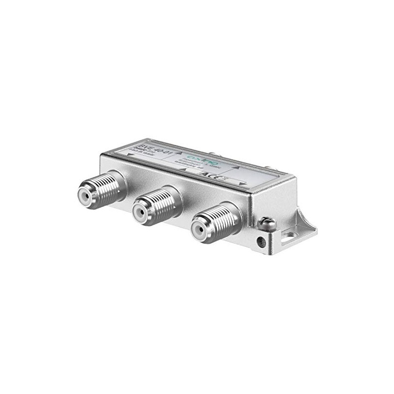 Axing BVE 40-01 4-Way BK Splitter (5-1000 MHz) for Cable