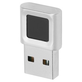 USB Reader of Fingerprints High Sensitivity Rapid Coincidence for Aptop, 360 Degrees Touch Hello Hello Fingerprint Scanner for Several Accounts Material of Zinclegation