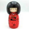 Kokeshi Doll - Child Red