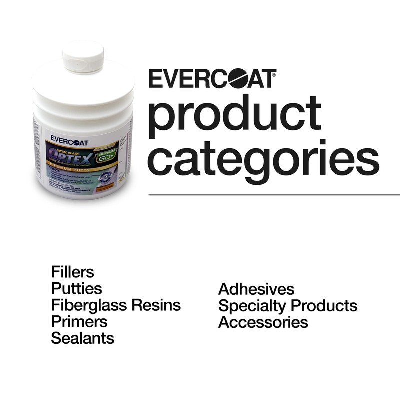 Evercoat Metal Glaze Optex - Highly Adhesive Sanding Polyester Putty
