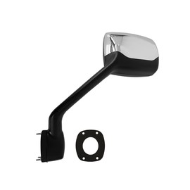 SEPEY Hood Mirror for KENWORTH T680/PETERBILT 579 587, Passenger Side Chrome Hood Mirror Assembly for KENWORTH T680, PETERBILT 579/587, Right