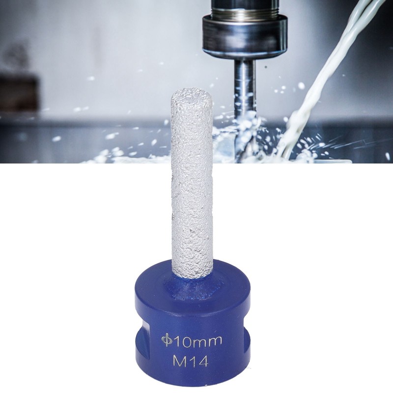 Diamond Finger Bit Vacuum Brazing Welding Milling Cutter M14 Thread
