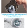 1/4-20 Nylon Insert Lock Nuts Marine Grade 316 Stainless Steel