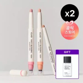 Lip & Eye [NEW 더블구성]소프트 블렌딩 섀도우 스틱 [사은]립앤아이리무버미니 [[0055]S103 헤이즈베리 M205 애프터눈코랄] [NEW Double Set] Soft Blending Shadow Stick [Gift] Lip & Eye Remover Mini [[0055] S103 Haze Berry M205 Afternoon Coral]