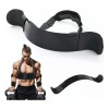 Wodoso Arm Blaster Negro Aislador de Bíceps de Acero Ajustable