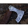 MF KNIVES Viking Axe 21''Dragón Axe Carbon Steel Blade Tomahawk