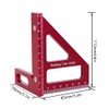 3D Multi-Angle Measuring Ruler, 45 90 Degree Aluminum Alloy Woodworking