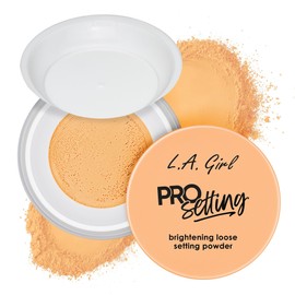 L.A. Girl Pro Setting Brightening Loose Setting Powder, Yellow GLP738