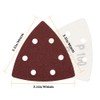 SPEEDWOX 50 Pcs Triangle Sanding Pads Hook and Loop 100