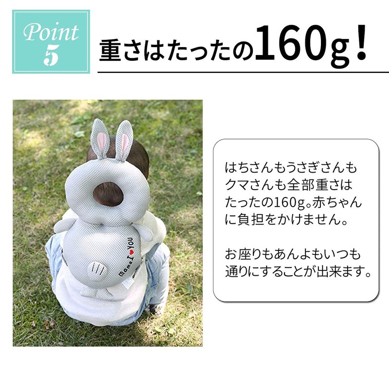 [2021 Corded Version] Fall Prevention Baby Backpack, Baby Head Guard,