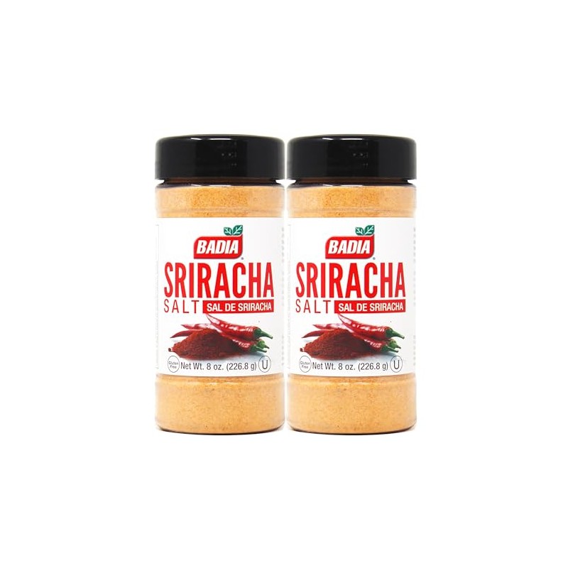 Badia Sriracha Salt, 8 oz - Palatize Pack of 2
