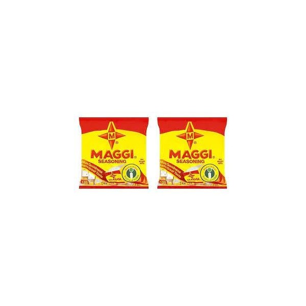 Maggi Nigerian Star Seasoning Cubes - 400gm x 2 | Authentic Flavor Enhancer | Richness of Nigerian Flavour | Versatile Cooking Companion
