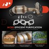 A-Premium Front Catalytic Converter Kit Direct-Fit Compatible with Toyota Highlander