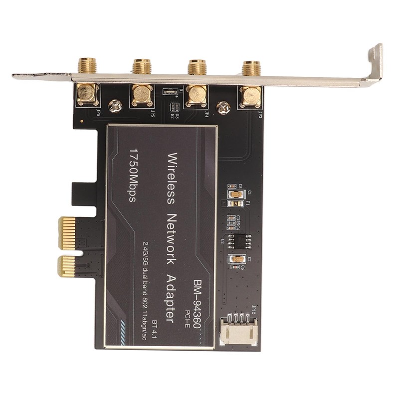 PCIe Network Adapter 2.4G 450Mbps 5G 1300Mbps 4 Antennas Standard